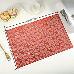 1pc Honeycomb Placemats Washable Heat Insulation Pads