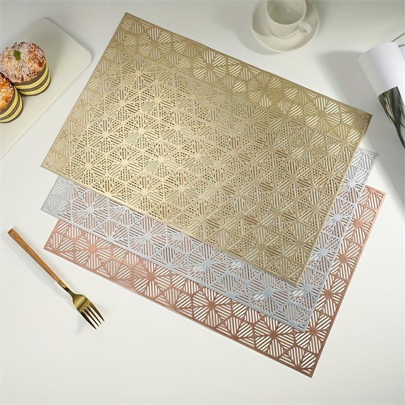 1pc Honeycomb Placemats Washable Heat Insulation Pads