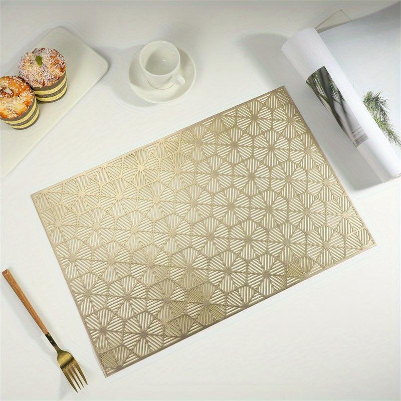 1pc Honeycomb Placemats Washable Heat Insulation Pads