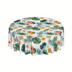 Waterproof Palm Leaf Tablecloth for Indoor Outdoor Dining