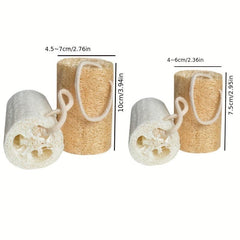 Natural Loofah Cleaning Brush Exfoliating Scrubber for Bath Shower Kitchen