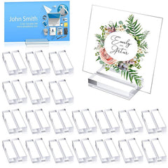 1pc Acrylic Stands Place Card Holders Transparent Wedding Party Sign Holders