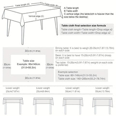 Boho Style Blend Tablecloth for Summer Parties and Events
