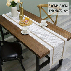 Prismatic Lace Table Runner for Home Decor