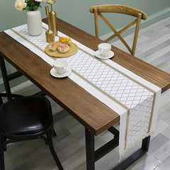 Prismatic Lace Table Runner for Home Decor