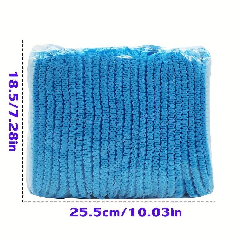 100pcs Disposable Chef Hat Non-woven Anti-hair Loss Net Cap