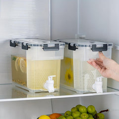1 Gallon Beverage Dispenser with Spigot for Cold Drinks