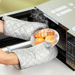 Cotton Oven Mitts Insulated Microwave Baking Gloves