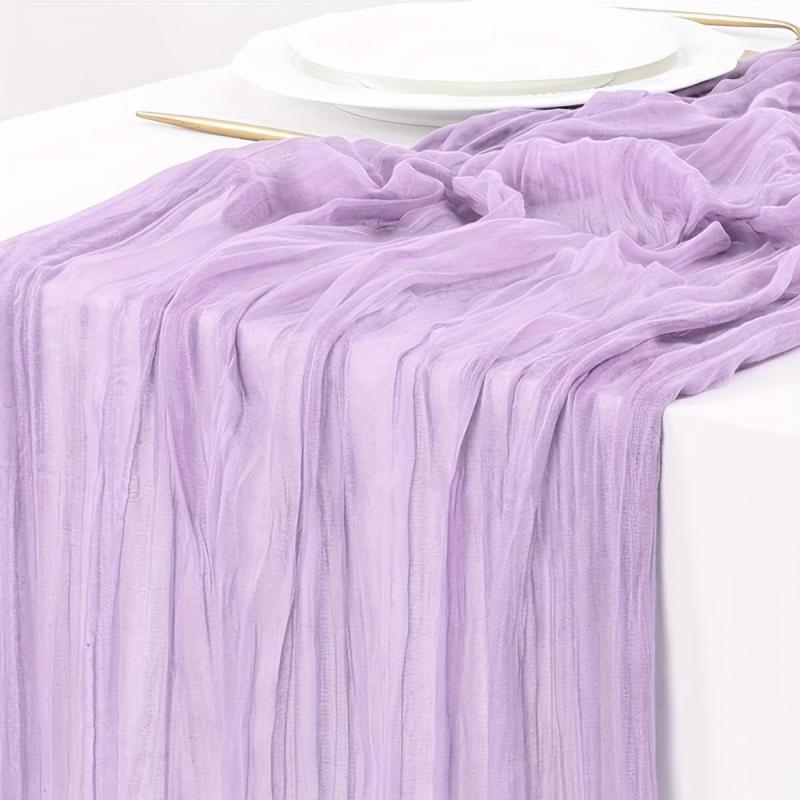 Polyester Table Runner for Thanksgiving Wedding Bridal Shower Summer Decor