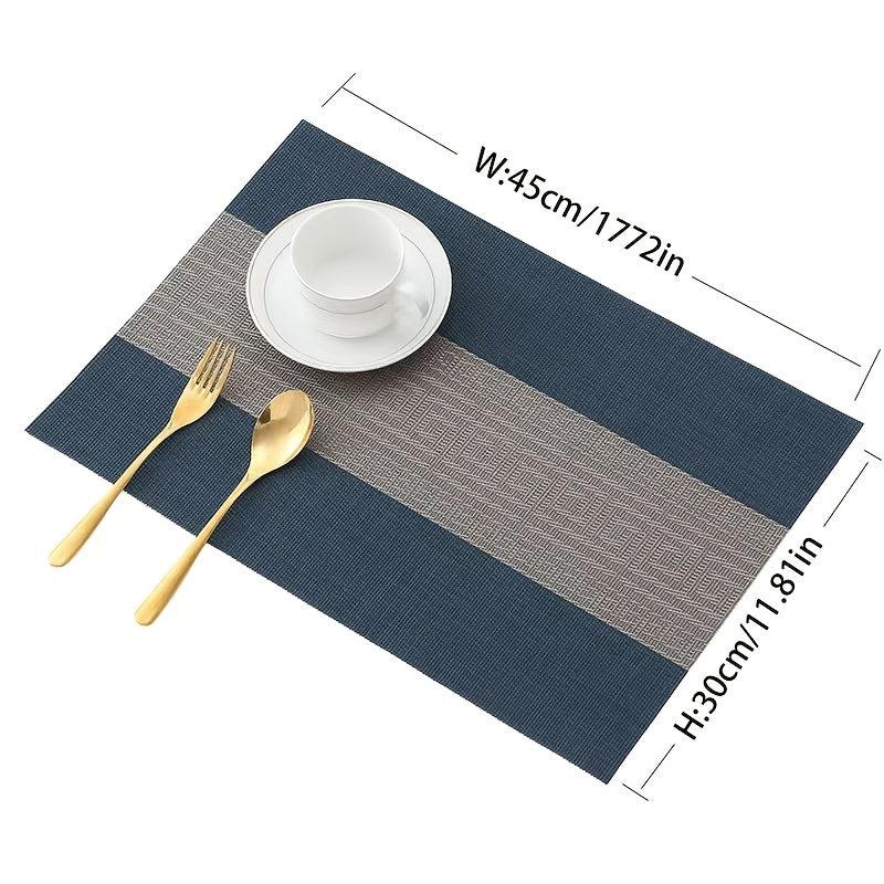 Chinese Style Placemats Set of 10 Heat Insulation Dining Table Mats
