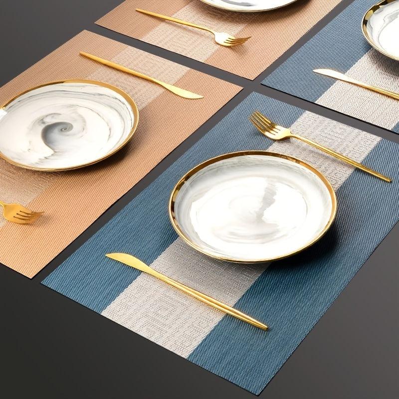 Chinese Style Placemats Set of 10 Heat Insulation Dining Table Mats