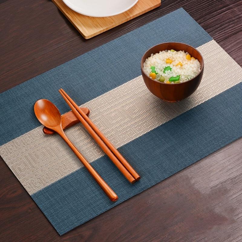 Chinese Style Placemats Set of 10 Heat Insulation Dining Table Mats