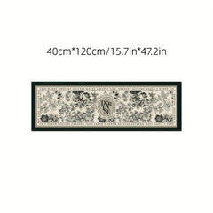 Soft Print Absorbent Kitchen Rug Waterproof Non Slip Floor Rug