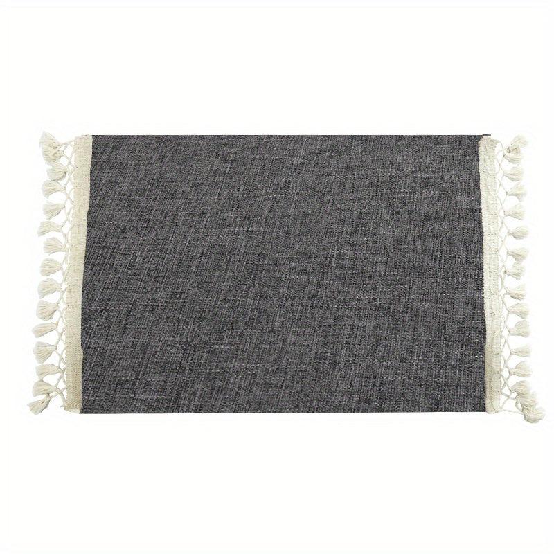 Boho Tassel Placemat Burlap Table Mat