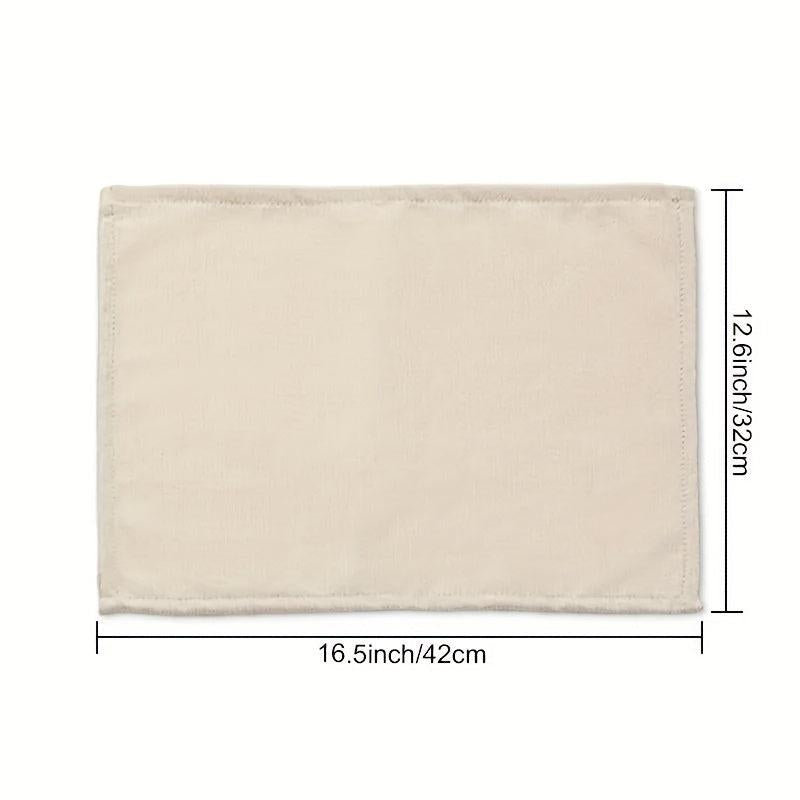Flower Linen Placemat Vintage Spring Holiday Washable Table Mat