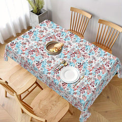 Autumn Leaves Tablecloth Waterproof Square Table Cover