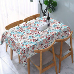 Autumn Leaves Tablecloth Waterproof Square Table Cover