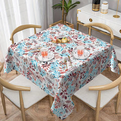 Autumn Leaves Tablecloth Waterproof Square Table Cover