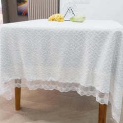 Embroidered Lace Tablecloth for Home Decor