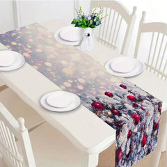 Polyester Table Runner Golden Star Pattern Table Runner