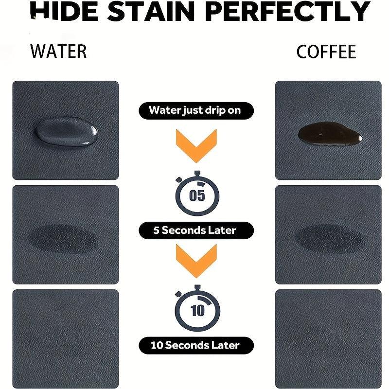 Rubber Drain Mat Coaster Absorbent Bathroom Countertop Mat