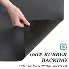 Rubber Drain Mat Coaster Absorbent Bathroom Countertop Mat