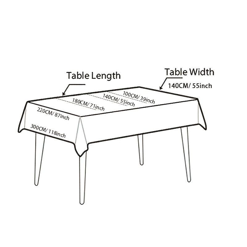 Lace Vine Tablecloth With Tassel for Square Tables Polyester Blend Stitching