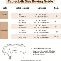 Bohemian Crochet Lace Tablecloth Retro Floral Kitchen Dining Party Wedding