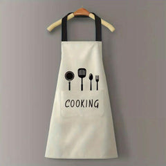 Waterproof Adjustable Polyester Apron Solid Color