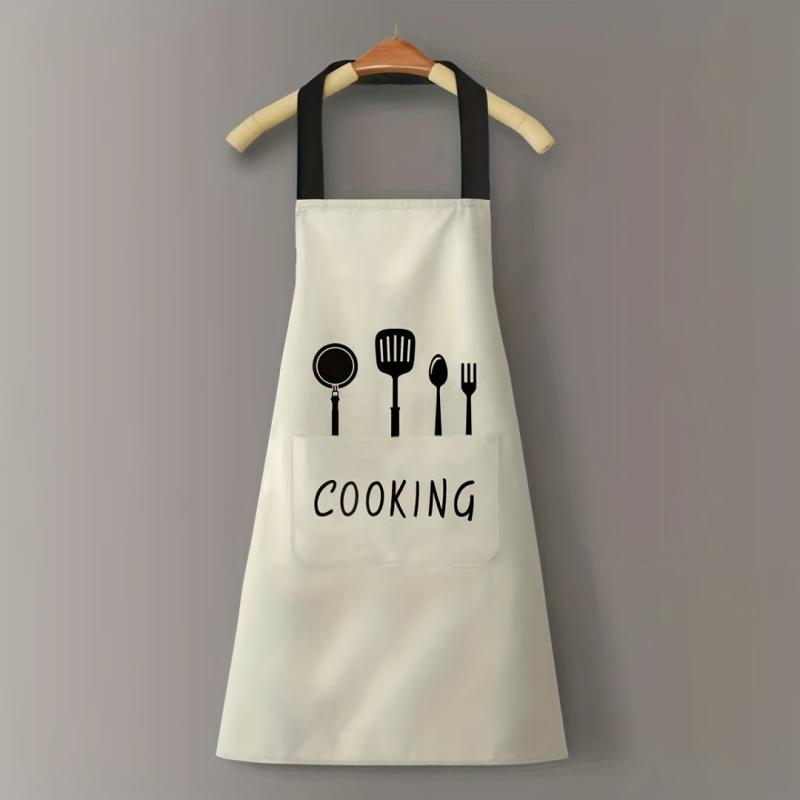 Waterproof Adjustable Polyester Apron Solid Color