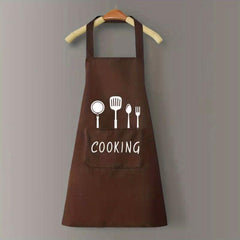 Waterproof Adjustable Polyester Apron Solid Color