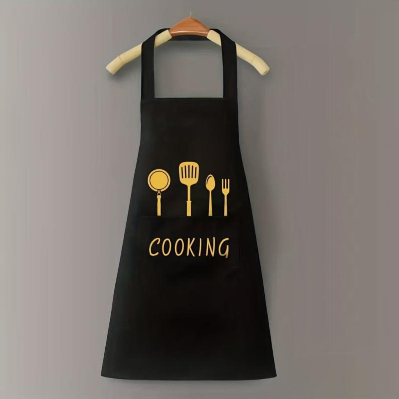 Waterproof Adjustable Polyester Apron Solid Color