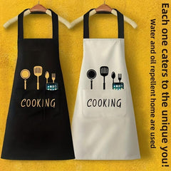 Waterproof Adjustable Polyester Apron Solid Color