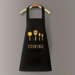 Waterproof Adjustable Polyester Apron Solid Color