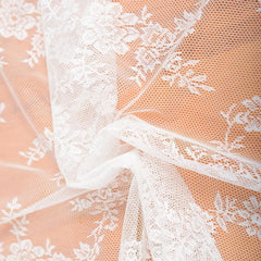 Polyester Tablecloth American Style Small Flower Lace Warp Knitted Table Cover