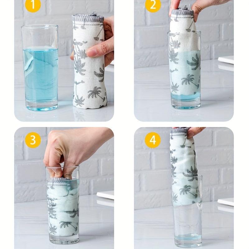 10pcs Cotton Gauze Dish Cloth Absorbent Towel Kitchen Cleaning Pad