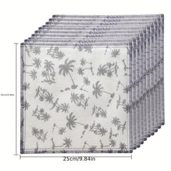 10pcs Cotton Gauze Dish Cloth Absorbent Towel Kitchen Cleaning Pad