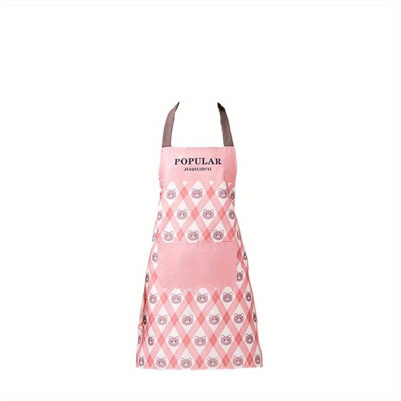 Stylish Plaid Apron for Women - Ideal for Cooking and Creative Work