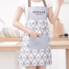 Stylish Plaid Apron for Women - Ideal for Cooking and Creative Work