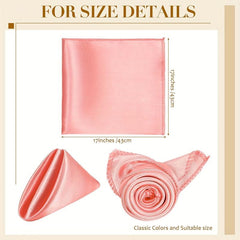 Soft Satin Banquet Napkin 43x43 cm, Wedding Party Silk Table Napkin