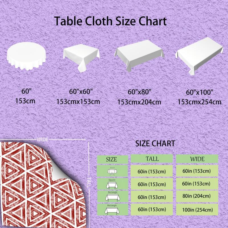 Colorful Hydrangea Pattern Table Cover - Round/Square Polyester Tablecloth