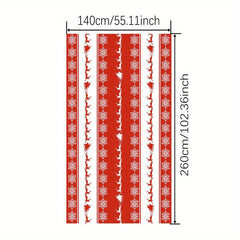 Polyester Tablecloth Merry Christmas Table Cover