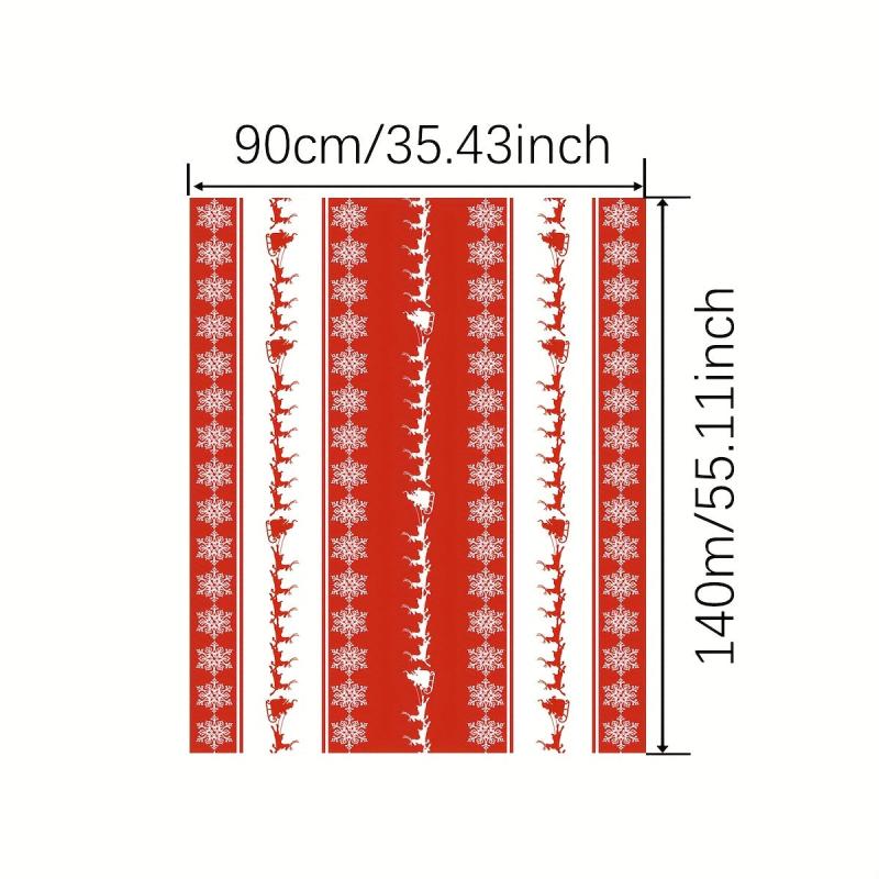 Polyester Tablecloth Merry Christmas Table Cover