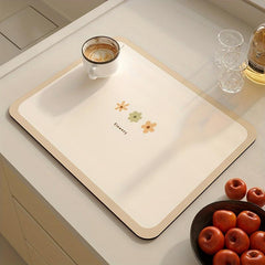 4pcs Square Placemats Anti Slip Heat Insulation Table Decoration Mat