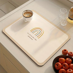 4pcs Square Placemats Anti Slip Heat Insulation Table Decoration Mat
