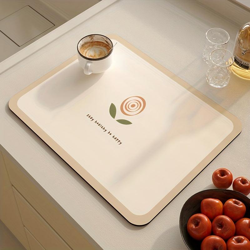 4pcs Square Placemats Anti Slip Heat Insulation Table Decoration Mat