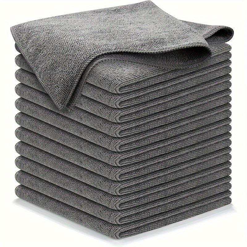 10pcs Square Scouring Pad Dish Cloths, Antibacterial Cleaning Brush