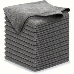 10pcs Square Scouring Pad Dish Cloths, Antibacterial Cleaning Brush