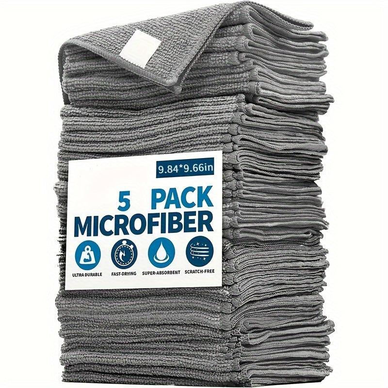 10pcs Square Scouring Pad Dish Cloths, Antibacterial Cleaning Brush