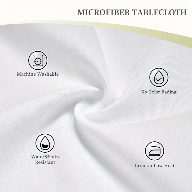 Boho Round Table Cloth Waterproof Table Cover for Indoor Outdoor Dining